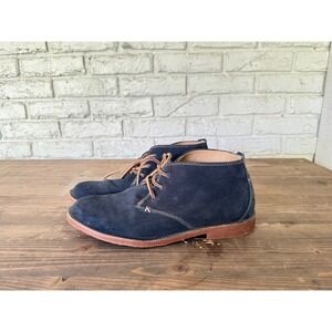 ALDO Mens Blue Suede Leather Lace‎ Up Ankle Chukka Boots EU Size 43/ US Size 10